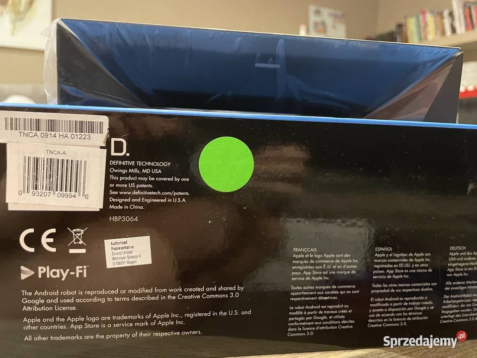 Definitive Technology W Adapt Wadapt Pozostałe Audio śląskie Dąbrowa Górnicza