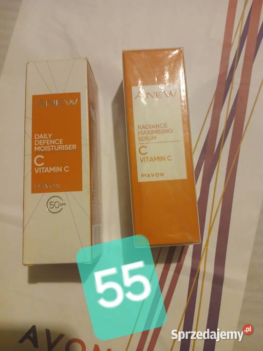 Zestaw kremów avon z kolagenem lubelskie sprzedam