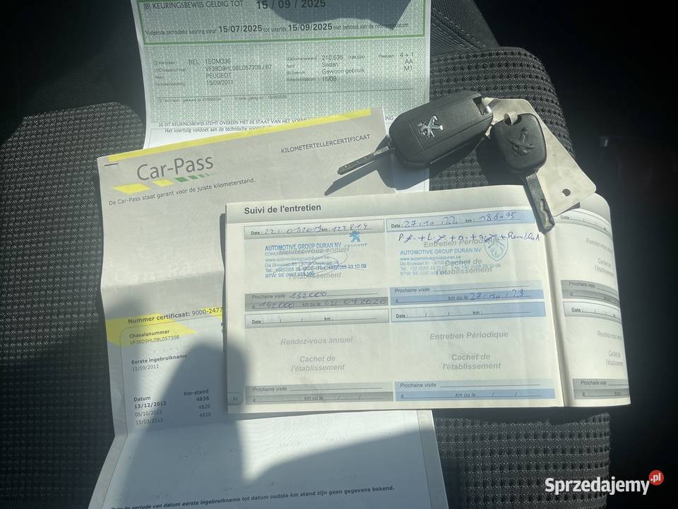 Peugeot 508 16 HDI 115 2011 r Serwis Opłatach diesel Motoryzacja Płock