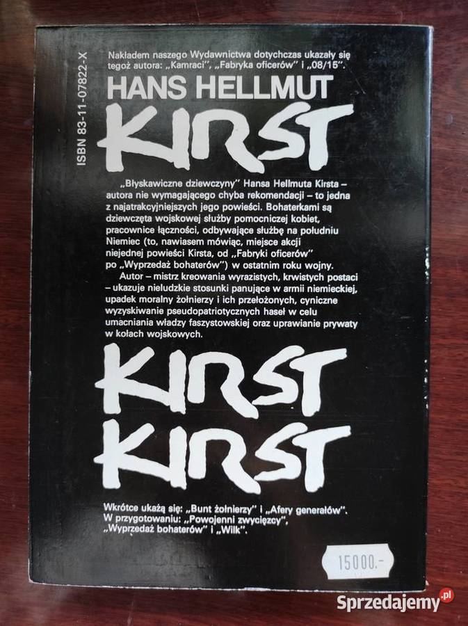 Błyskawiczne dziewczyny Hans Hellmut Kirst świętokrzyskie