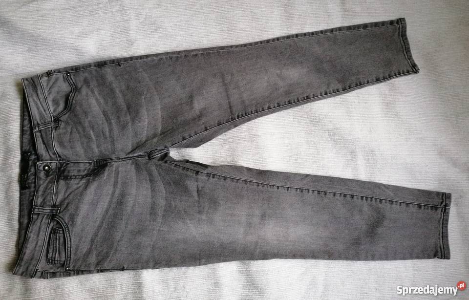 SPODNIE JEANSOWE SKINNY NEXT R16 44JASNOSZARE Łódź