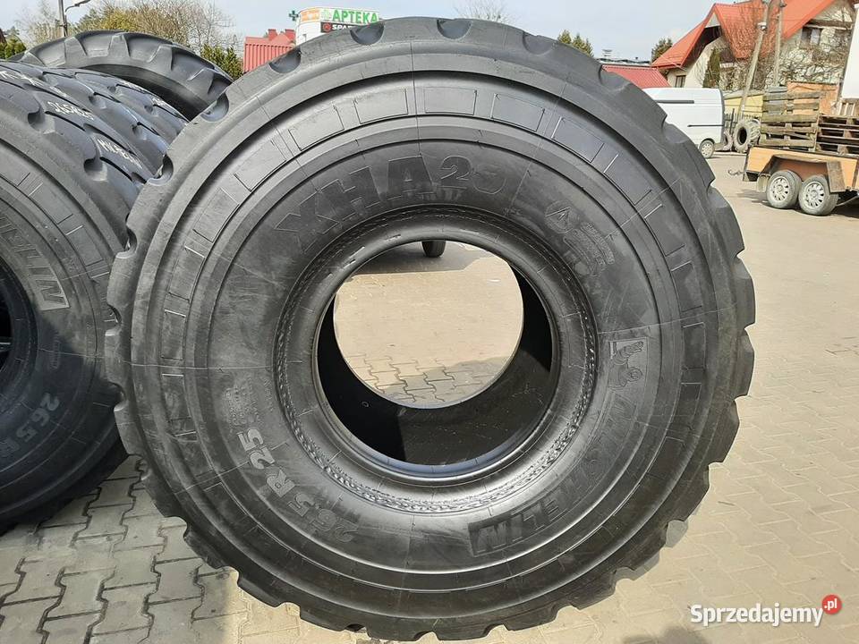 2x Opona używana przemysłowa 265R25 MICHELIN Do maszyn budowlanych Zaścianki