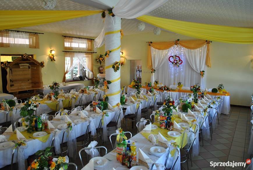 Dekoracja sali weselnej Mielec