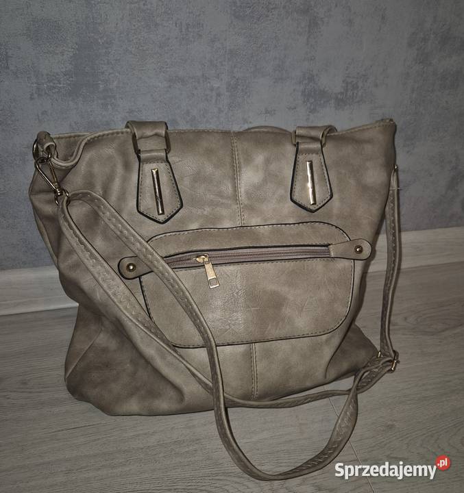 Torebka damska beżowa duża Łódź