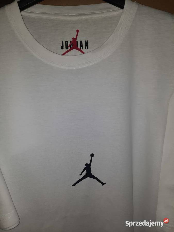 Nowa biala koszulka Jordan L niestety bez metek Rozmiar L Moda i Styl Poznań