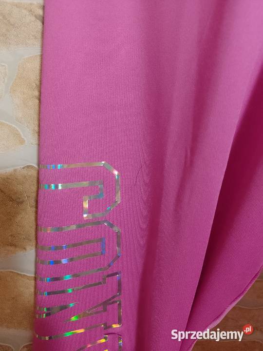 XL Converse Różowe bogato zdobione legginsy Kraków