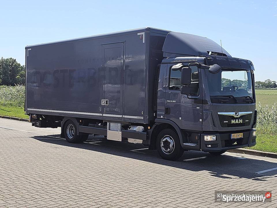 MAN 8160 TGL 88T LIFT SIDE DOOR kontener 4x2 pełny VAT Samochody ciężarowe