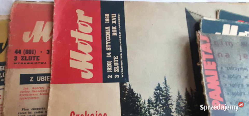 Tygodnik MOTOR gazeta motoryzacyjna PRL z lat 63