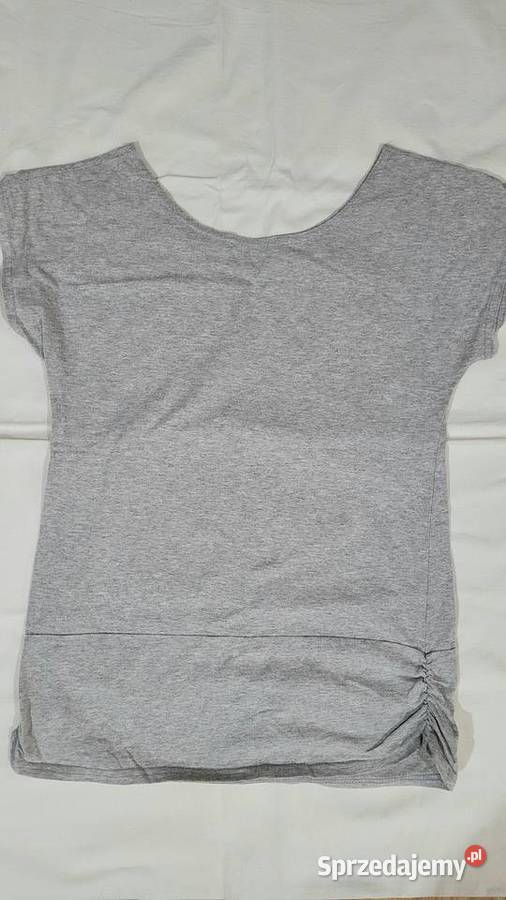 Szary tshirt z brokatem śląskie