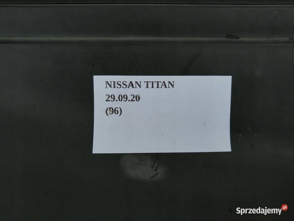 PODSZYBIE OSŁONA PRAWA LEWA NISSAN TITAN ARMADA Nowy Tomyśl