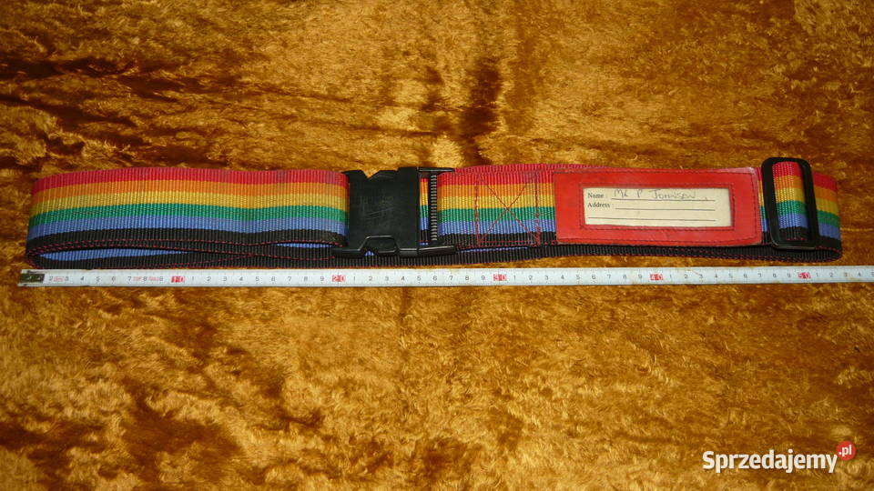 Pasek tęczowy pas szeroki podlaskie Sokółka sprzedam