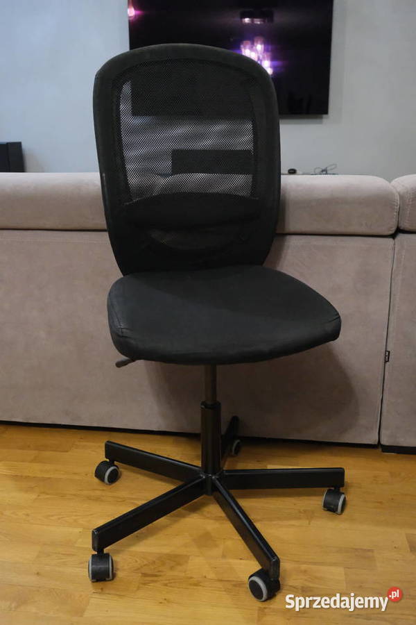 Krzesło biurowe obrotowe IKEA FLINTAN czarne mazowieckie