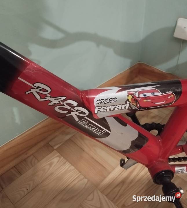 Dziecięcy rowerek BMX FerrariZygzak McQueen 16 Warszawa sprzedam