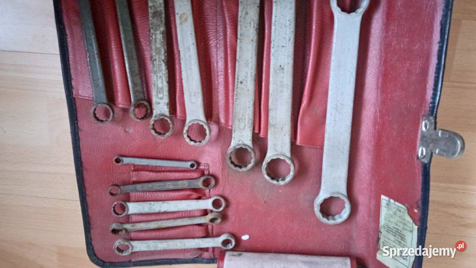Zestaw 12 kluczy płasko oczkowych PRL RWKa lubelskie Lublin