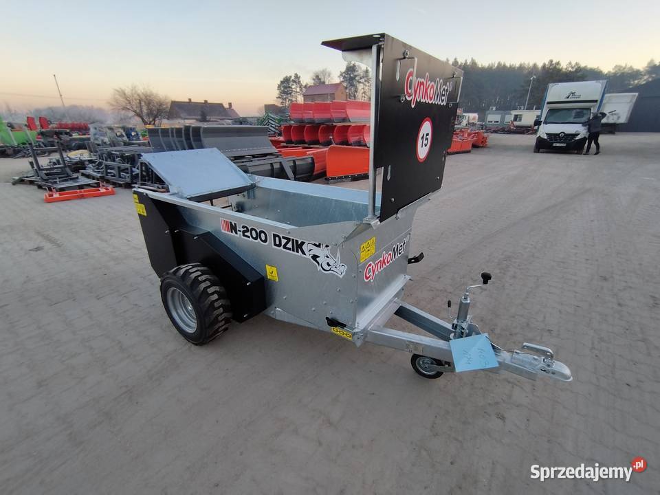 NOWY Rozrzutnik Obornika Mini 800 Jednoosiowy Wolsztyn
