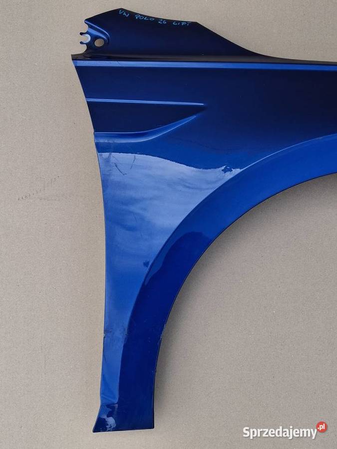 VW POLO 2G 17 BŁOTNIK PRZÓD PRZEDNI MASKOWNICA Błotniki Bieleń