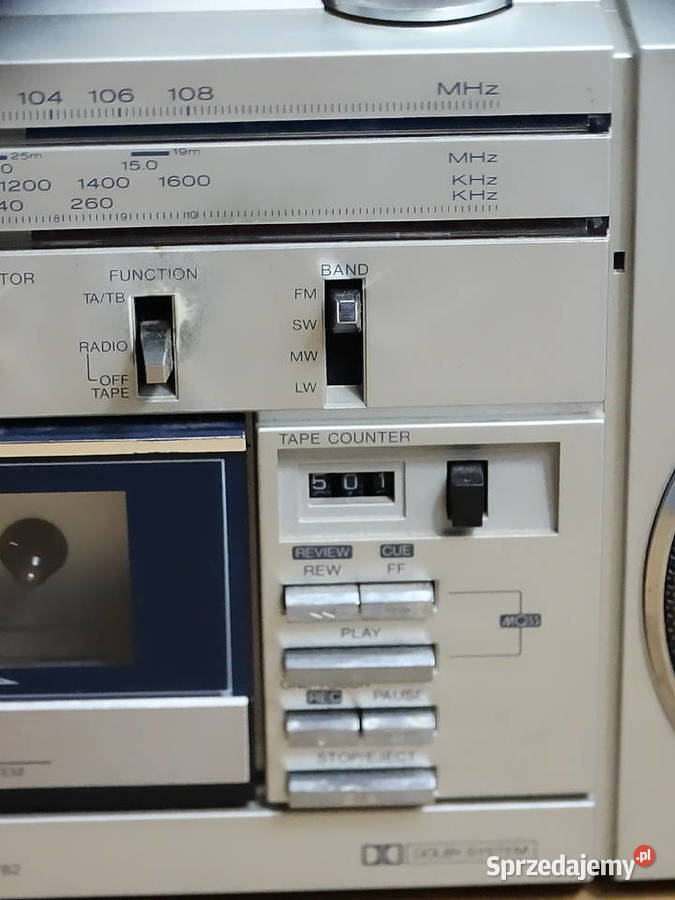 Radiomagnetofon Toshiba RTS782 Vintage Boombox Magnetofony Biłgoraj sprzedam