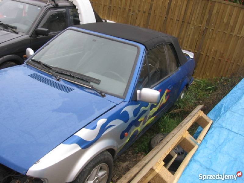 Ford escort Cabrio XR3i części blacharskie Zielona Góra