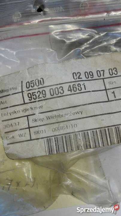 Łożysko igiełkowe Leśnictwo śląskie Żywiec sprzedam