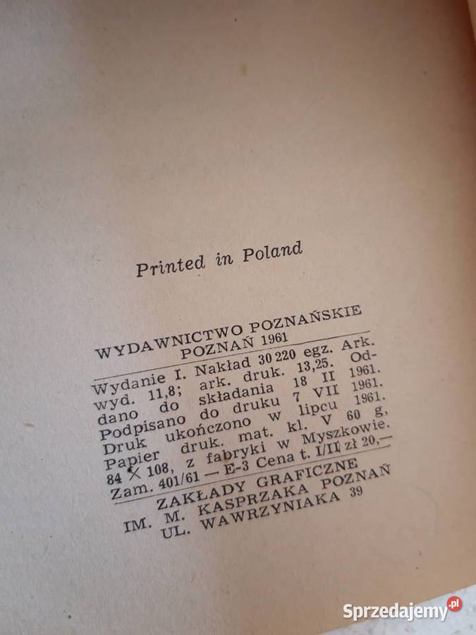 Siostra Carrie Theodore Dreiser tom 2 1961 Antykwariat Bielsko-Biała