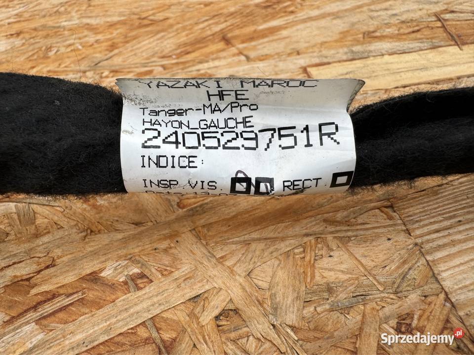 Instalacja wiązka klapy bagażnika renault kadjar Materiały instalacyjne Sieraków
