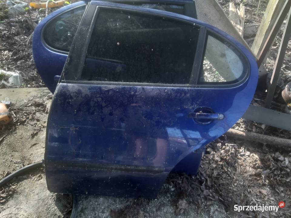 Drzwi tylne tył seat leon 1 niebieskie lubelskie Biłgoraj sprzedam