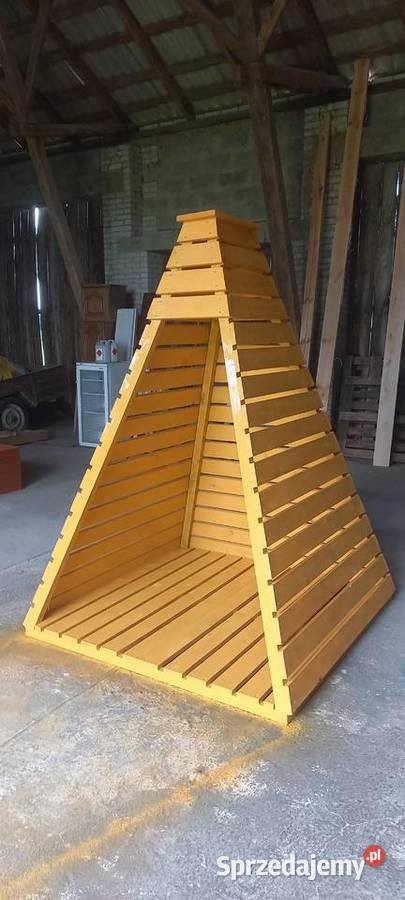 Drewniane TIPI dzieci mazowieckie Żeleźniki