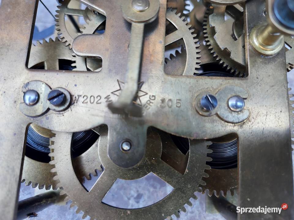 743 Mechanizm starego zegara ściennego Junghans Tczew sprzedam