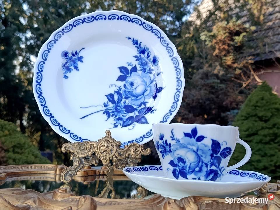 Filiżanka Trio porcelanowe Plaue Klenica
