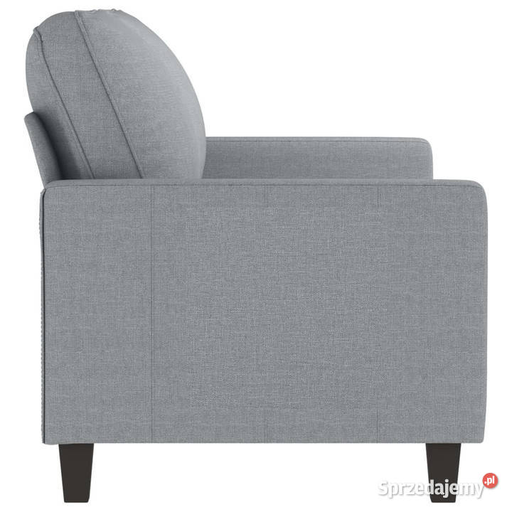 Sofa 2osobowa jasnoszara 140 tapicerowana mazowieckie Warszawa sprzedam