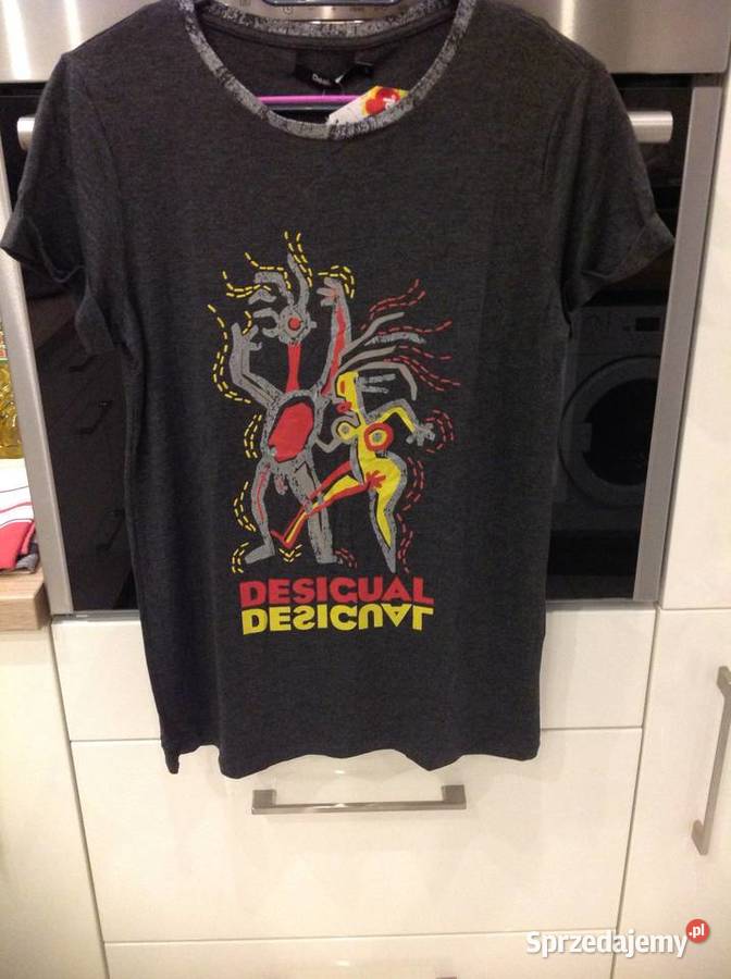 T Shirt Koszulka Damska DESIGUAL S Nowa Nowa Sól