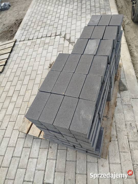 Kostka brukowa antracyt grafit 20x10 grubość 8 wielkopolskie Gniezno