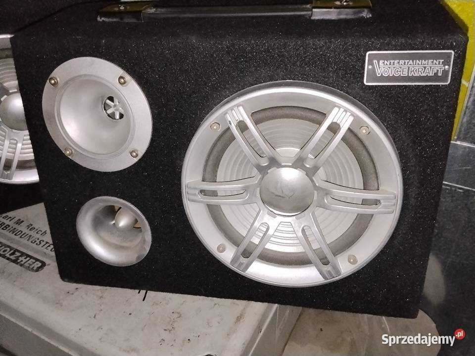 Wzmacniacz samochodowy RTO z głośnikami dolnośląskie Jawor