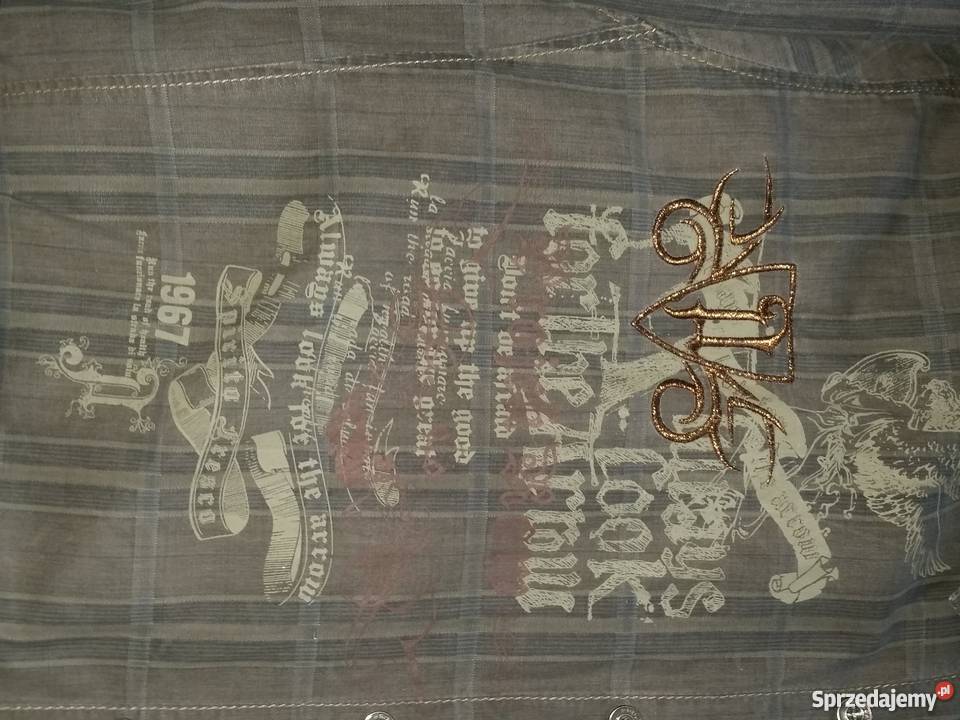 L XL 4344 kołnierzyk Projekraw koszula męska Odzież codzienna Kielce