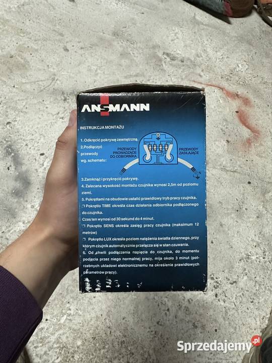 czujnik Ruchu Zmierzchu Ansmann 1300W Czujniki Zwoleń