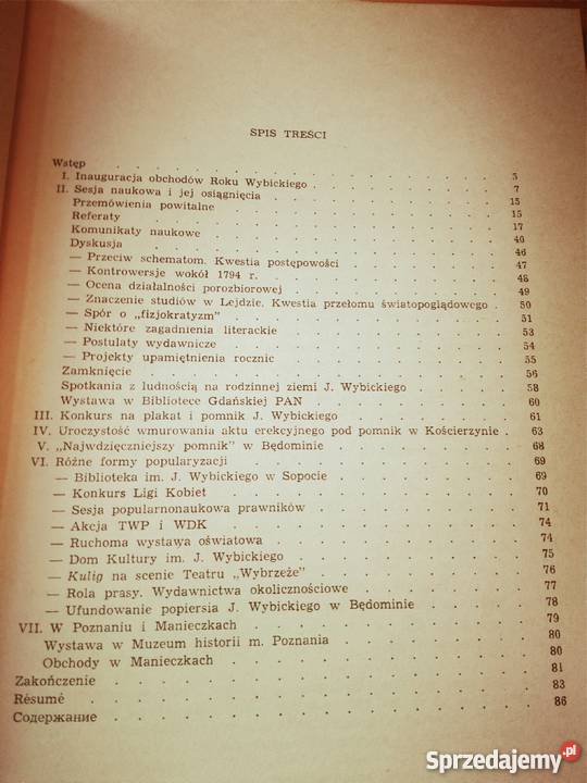 Józef Wybicki w świetle obchodów jego rocznic i historia, archeologia Gdańsk