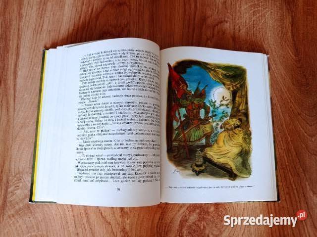 BAŚNIE Andersen ilustracje Szancer 1980 twarda śląskie Chorzów