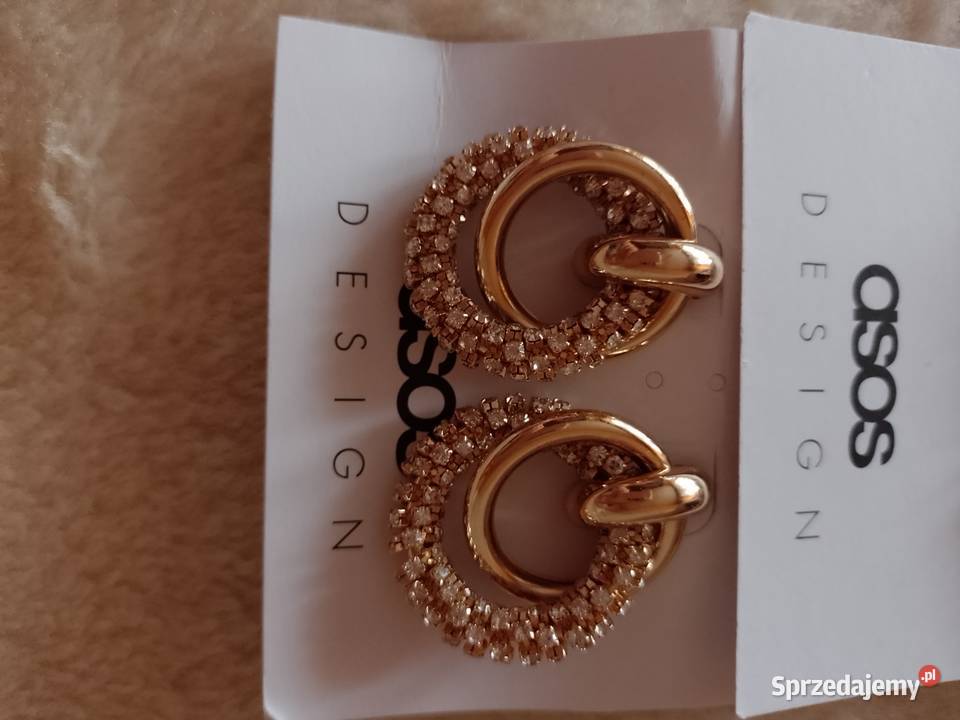 ASOS Bogato zdobione kolczyki biznesowe z Kraków