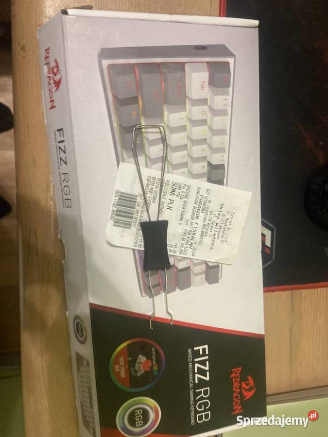 Sprzedam klawiaturę redragon k617 fizz RGB