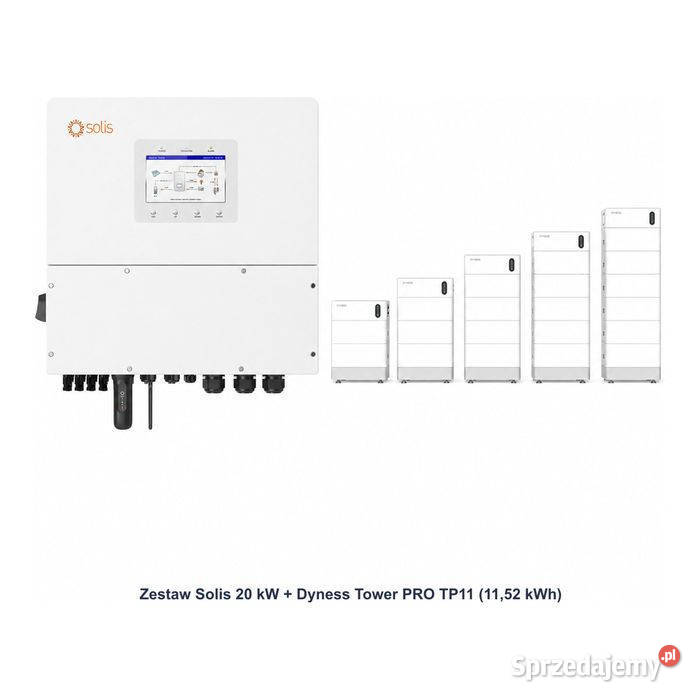 Zestaw Solis 20 kW Dyness Tower PRO TP11 1152 małopolskie