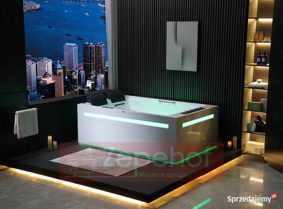 WANNA Z HYDROMASAŻEM 185x120x65DYSZE OBROTOWE Łazienka sprzedam