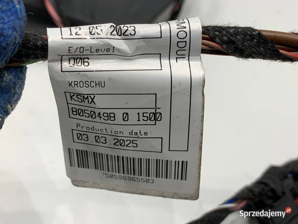 WIĄZKA DRZWI TYŁ PRAWY MERCEDES GLE A1675409145 podkarpackie