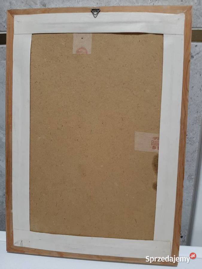 Miedzioryt Obraz z 1959 r Antyki