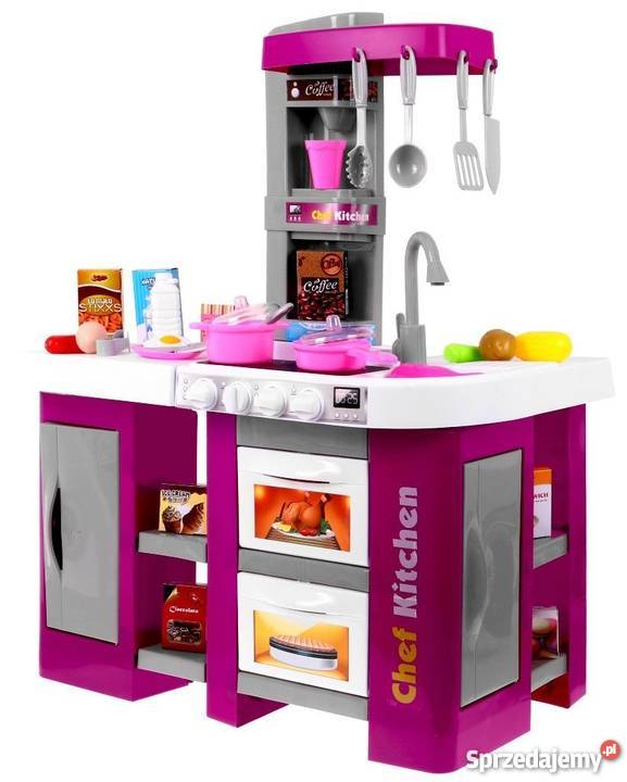 DUŻA KUCHNIA DZIECI KUCHENKA NACZYNIA KRAN Kraków