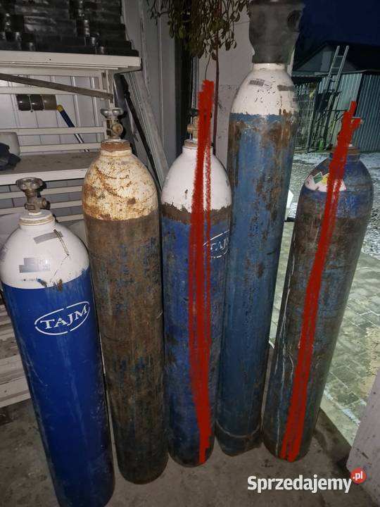 Sprzedam butle z atestem tlenie Syndyk sprzeda wielkopolskie Konin