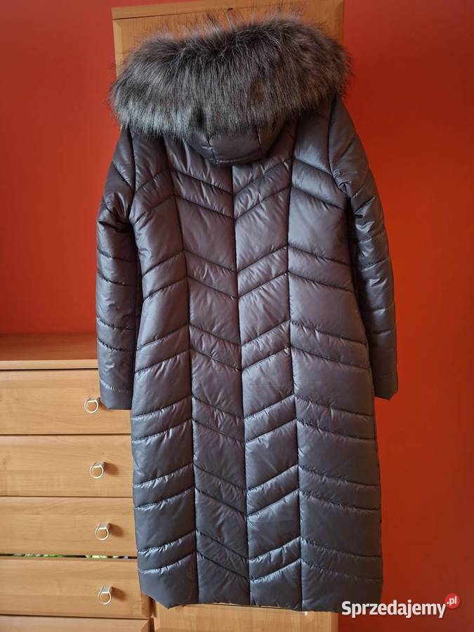 Pikowany dlugi płaszcz zimowy NOWY mazowieckie Ciechanów