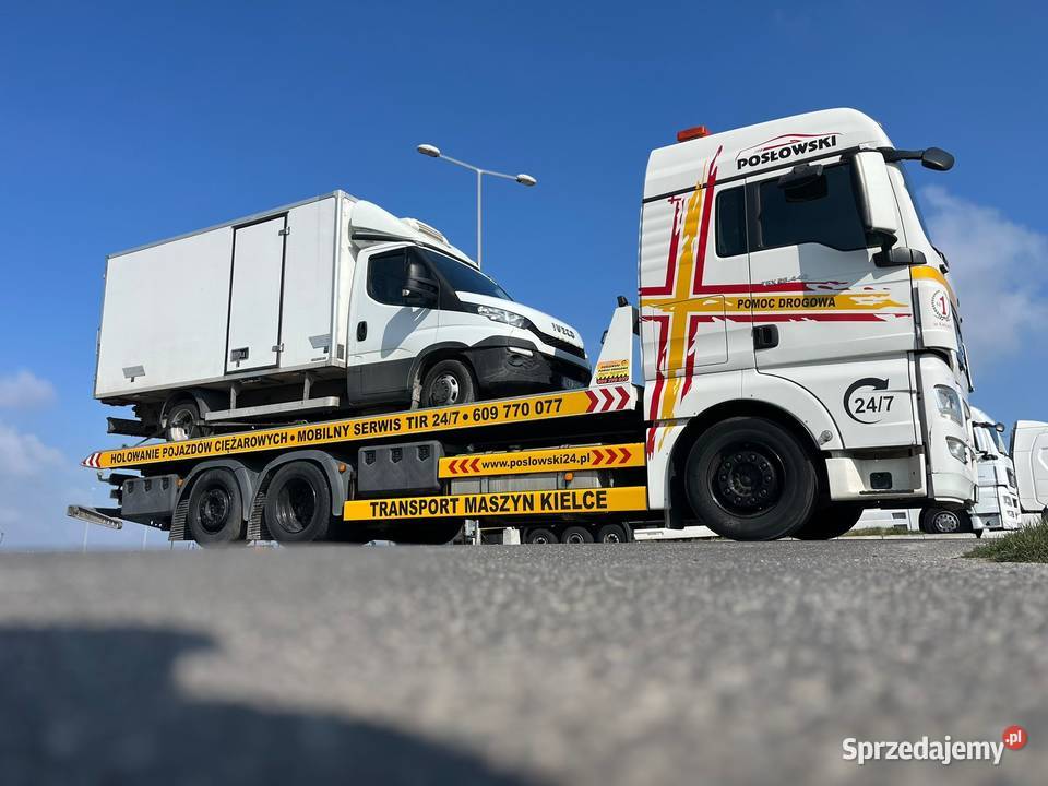 Pomoc Drogowa Kielce 247 Transport TIR Holowanie usługa