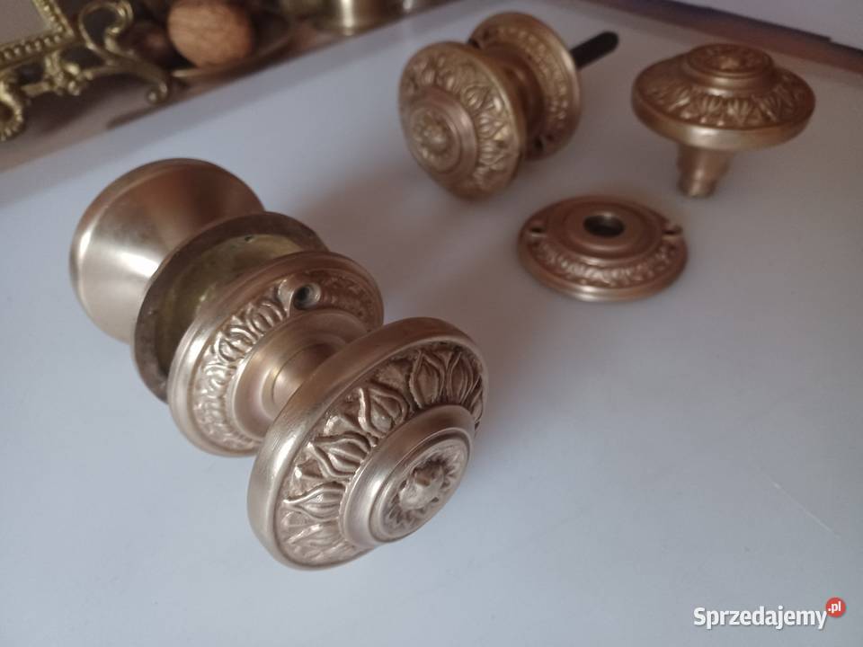Klamki gałki mosiężne obrotowe Poznań