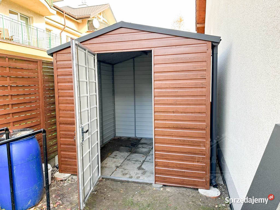 SCHOWEK DOMEK OGRODOWY 3m x 2m DWUSPAD drzwi pomorskie Malbork