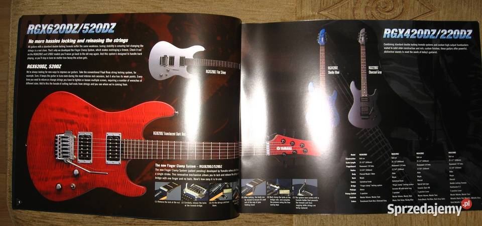Yamaha Electric Guitars Basses Catalog 2007 Kępice